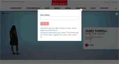 Desktop Screenshot of massmoca.org
